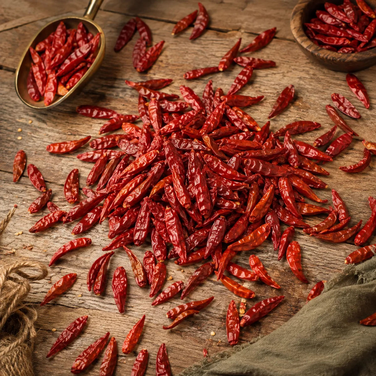 Bird Eye Dry Red Chilli